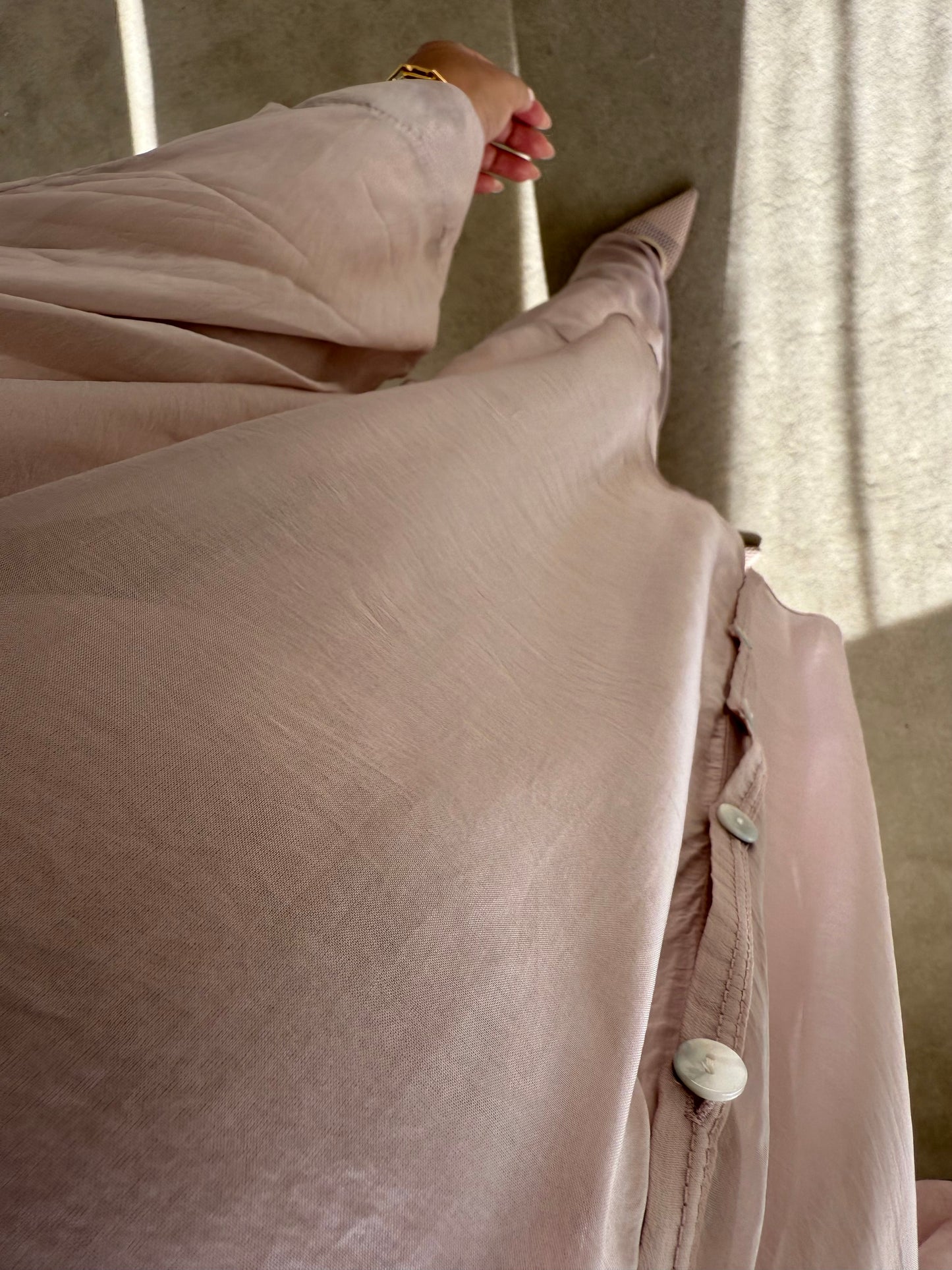 Ariana Shirt Co-ord - Light Rose Pink