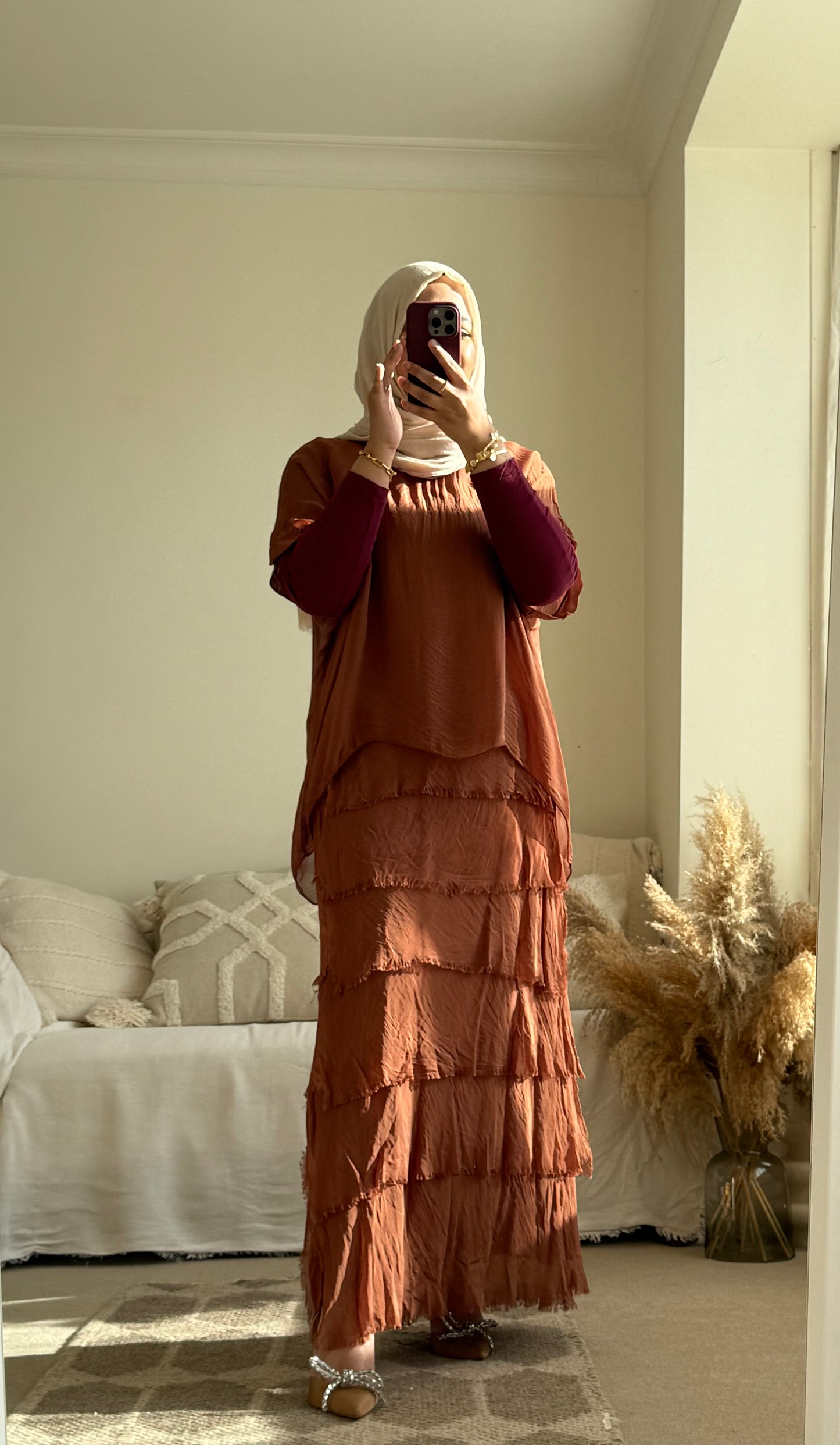 Ariana Dress - Bronze