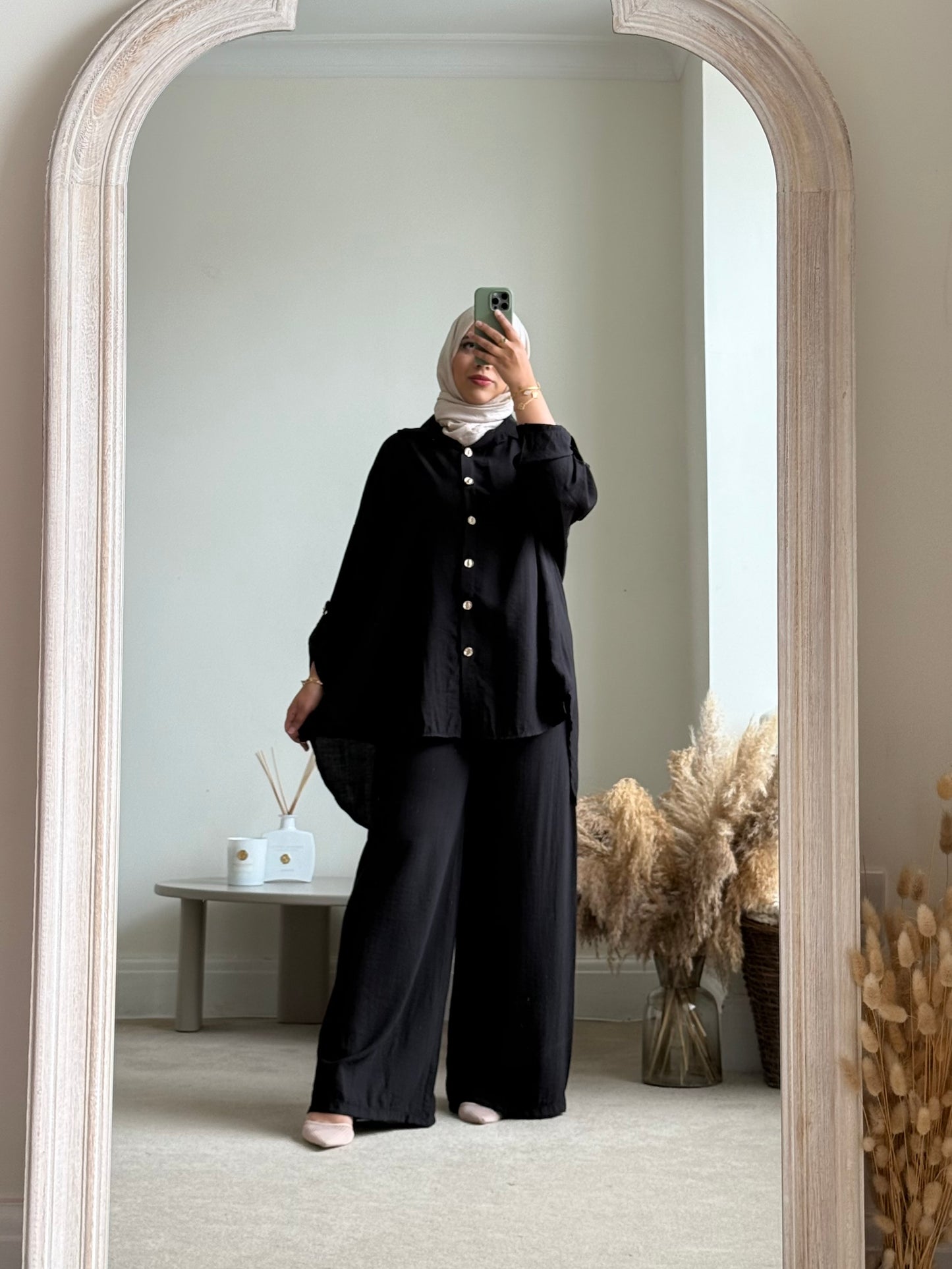 Hawa Co-ord Set - Black