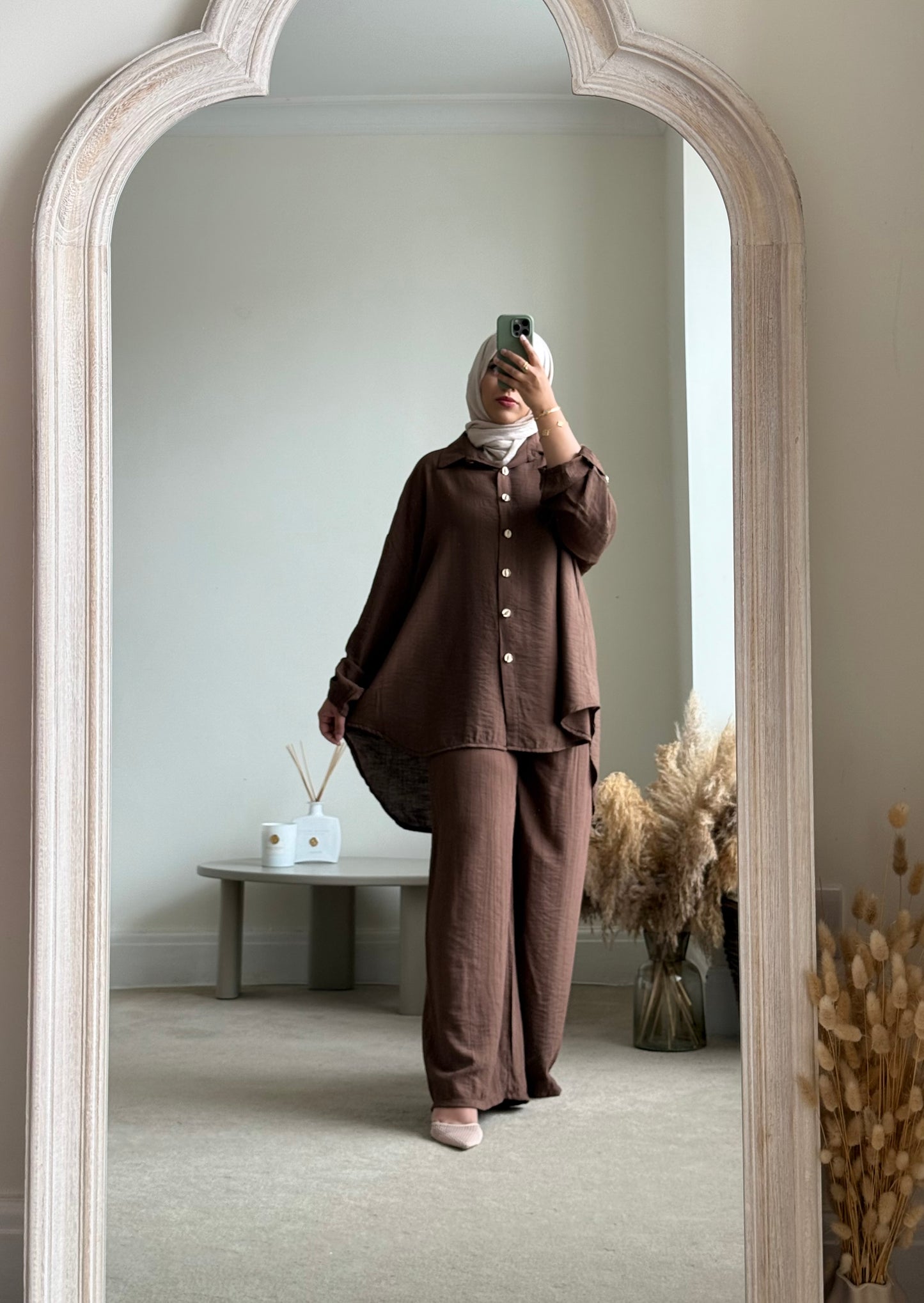 Hawa Co-ord Set - Chocolate