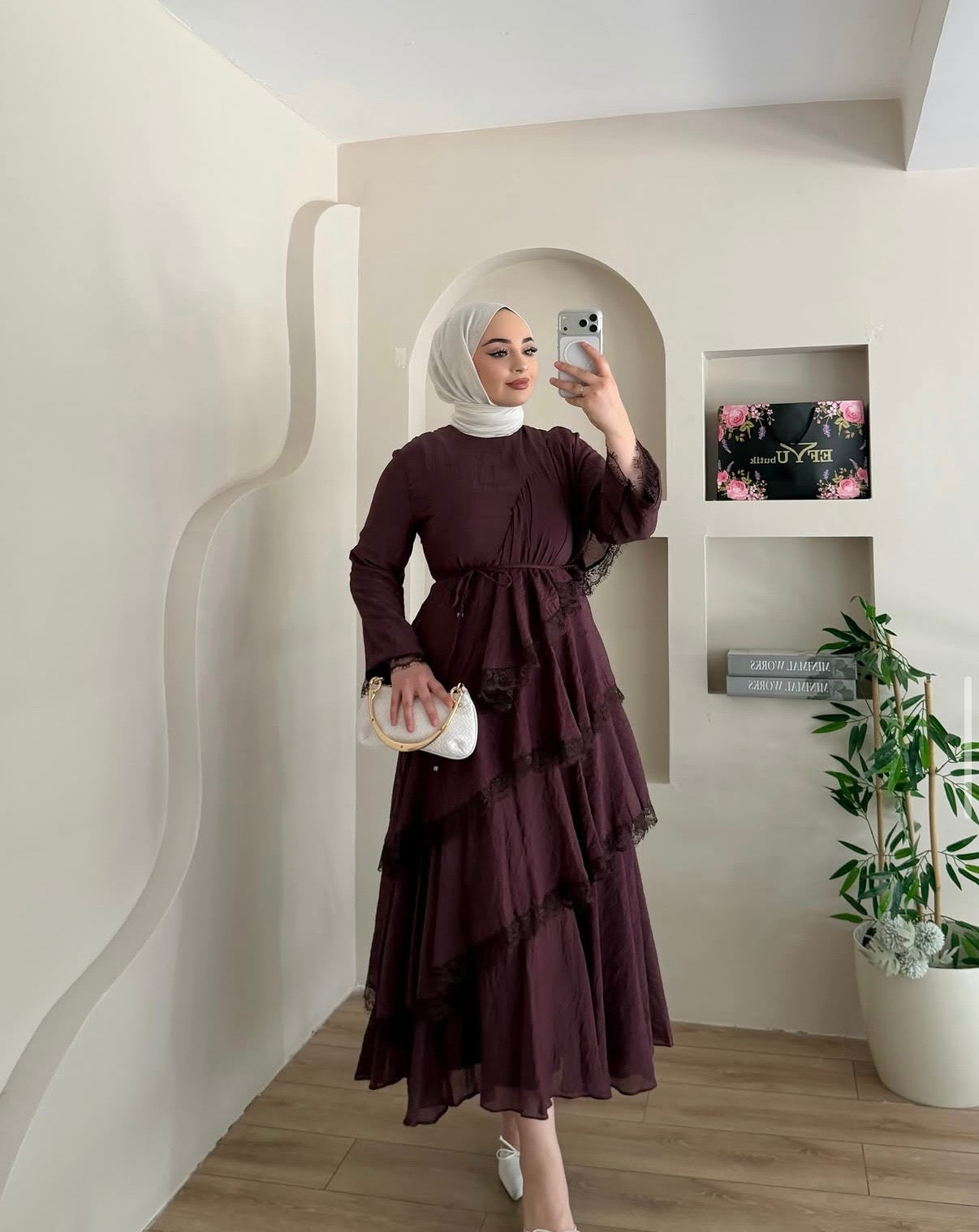 Aya Dress - Plum