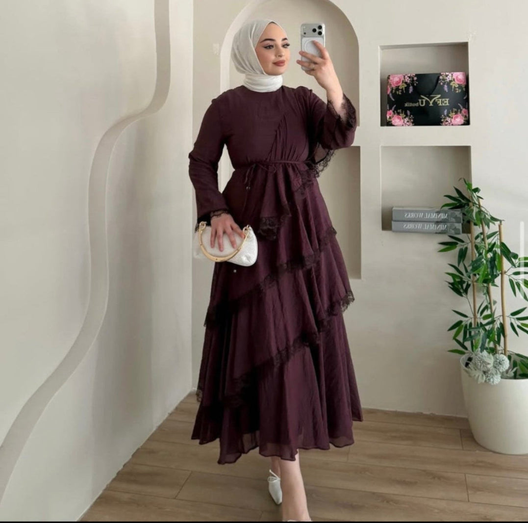 Aya Dress - Plum
