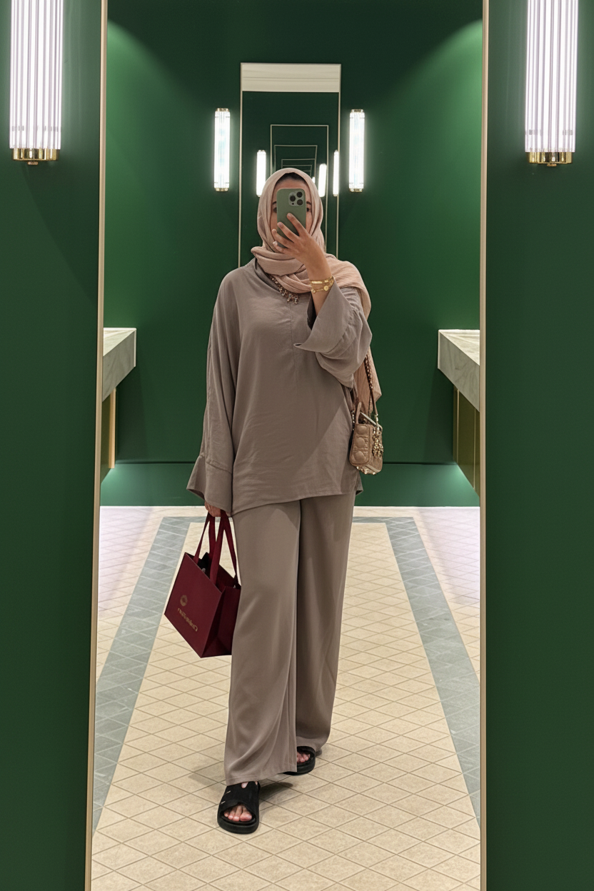 Dina co ord set Grey