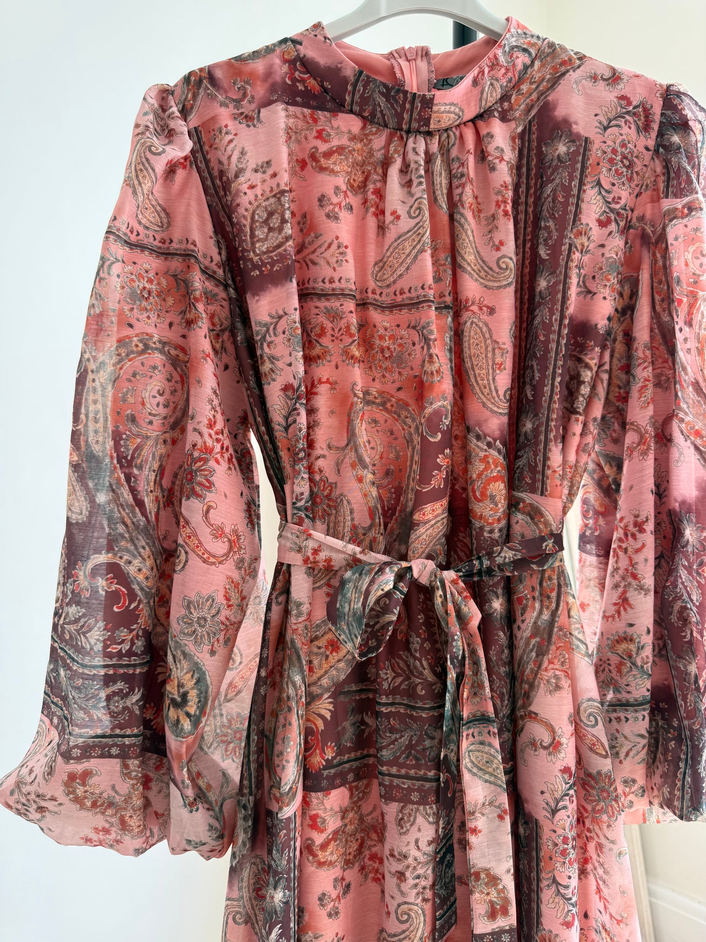 Lara Pink Paisley Dress