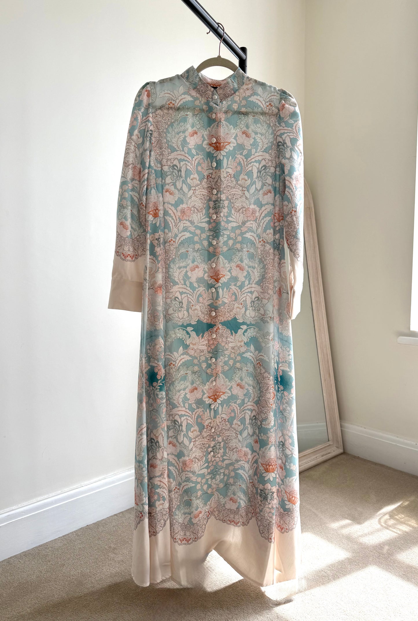 Alyssa linen dress - Blue