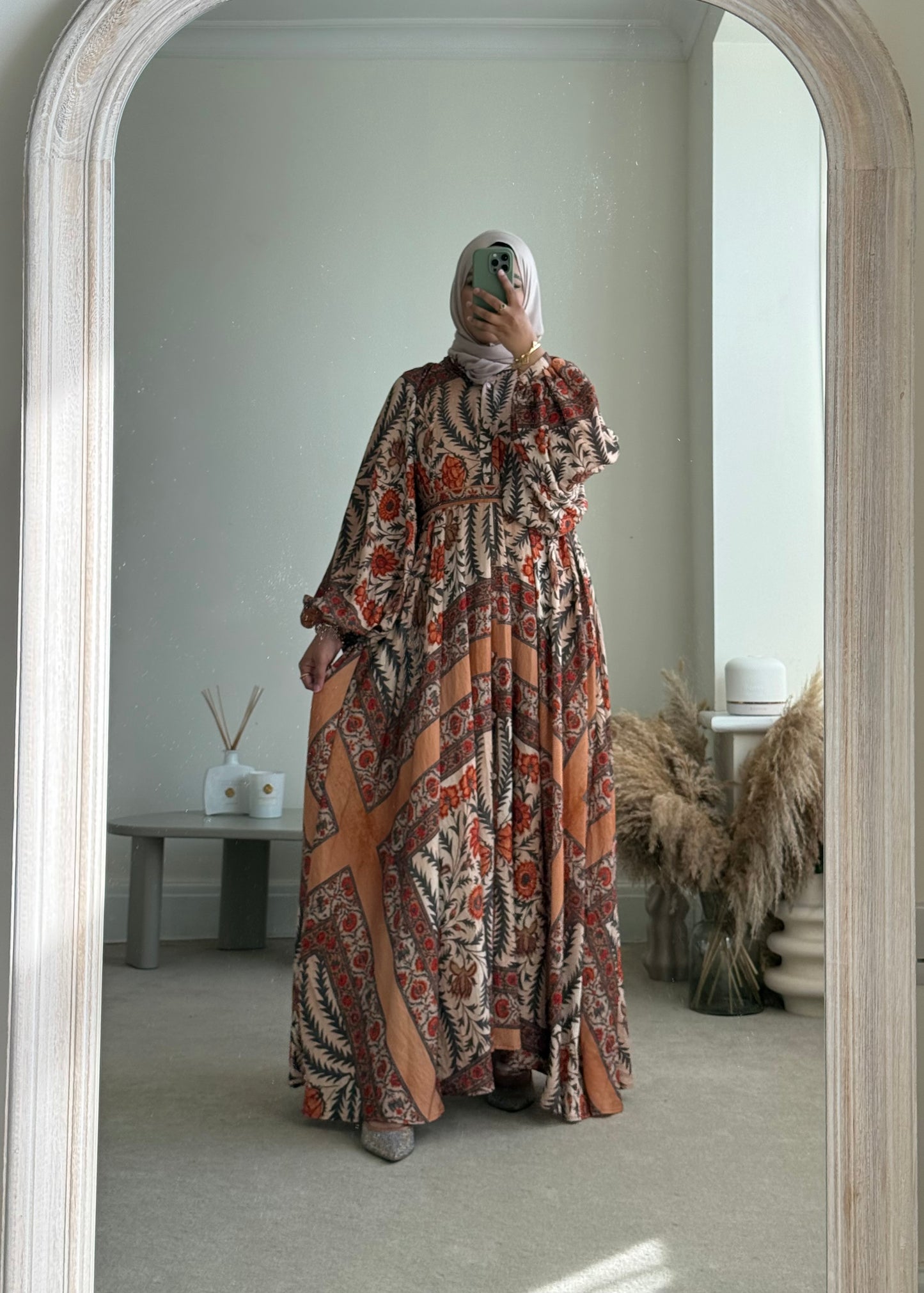 Zahra Maxi Dress - Brown