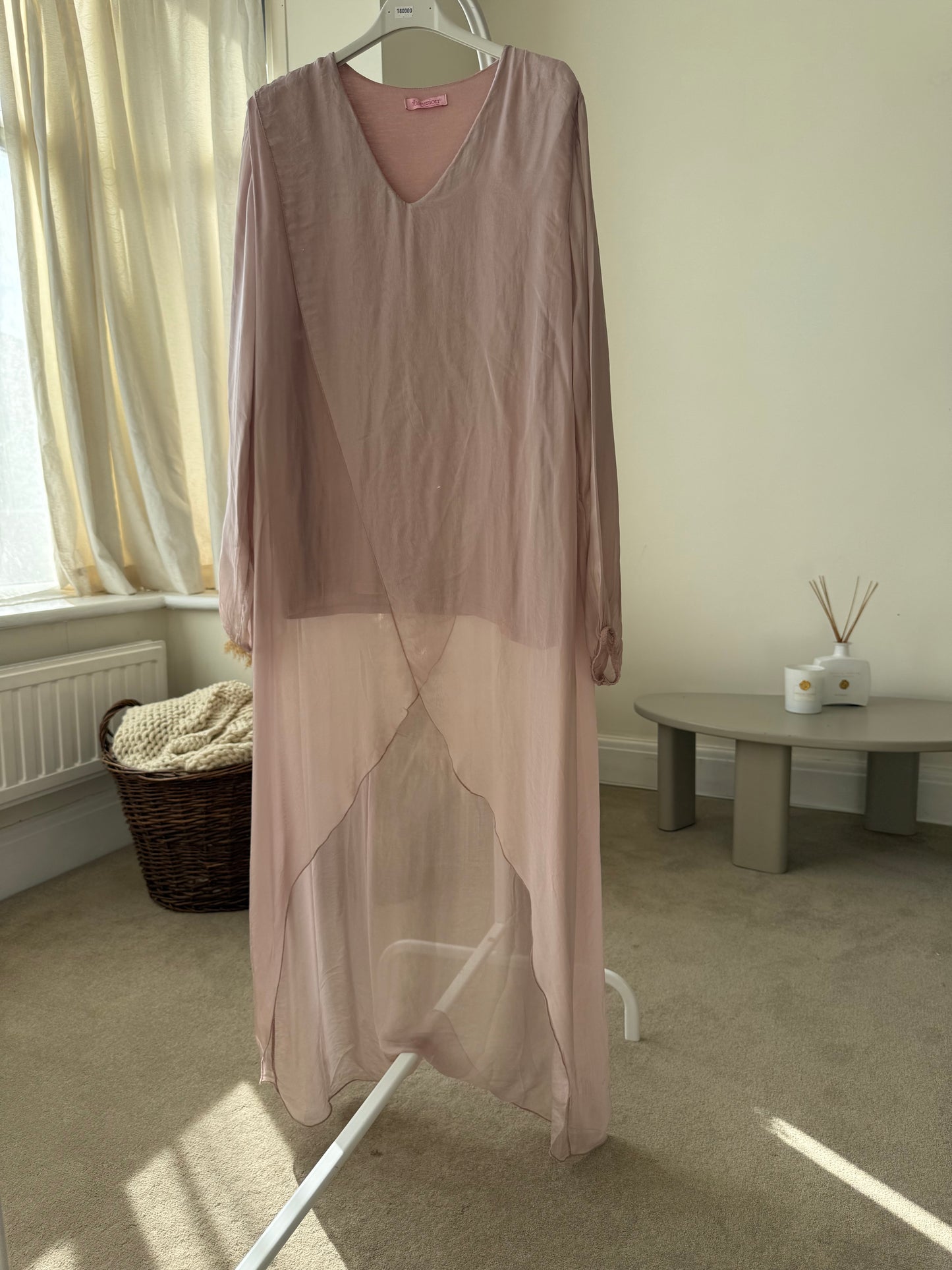 Ariana Long Co-ord Set - Rose pink