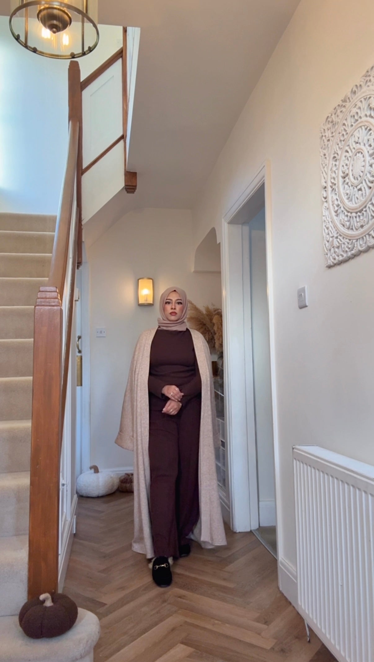 Soft Knit Co-ord - chocolate brown