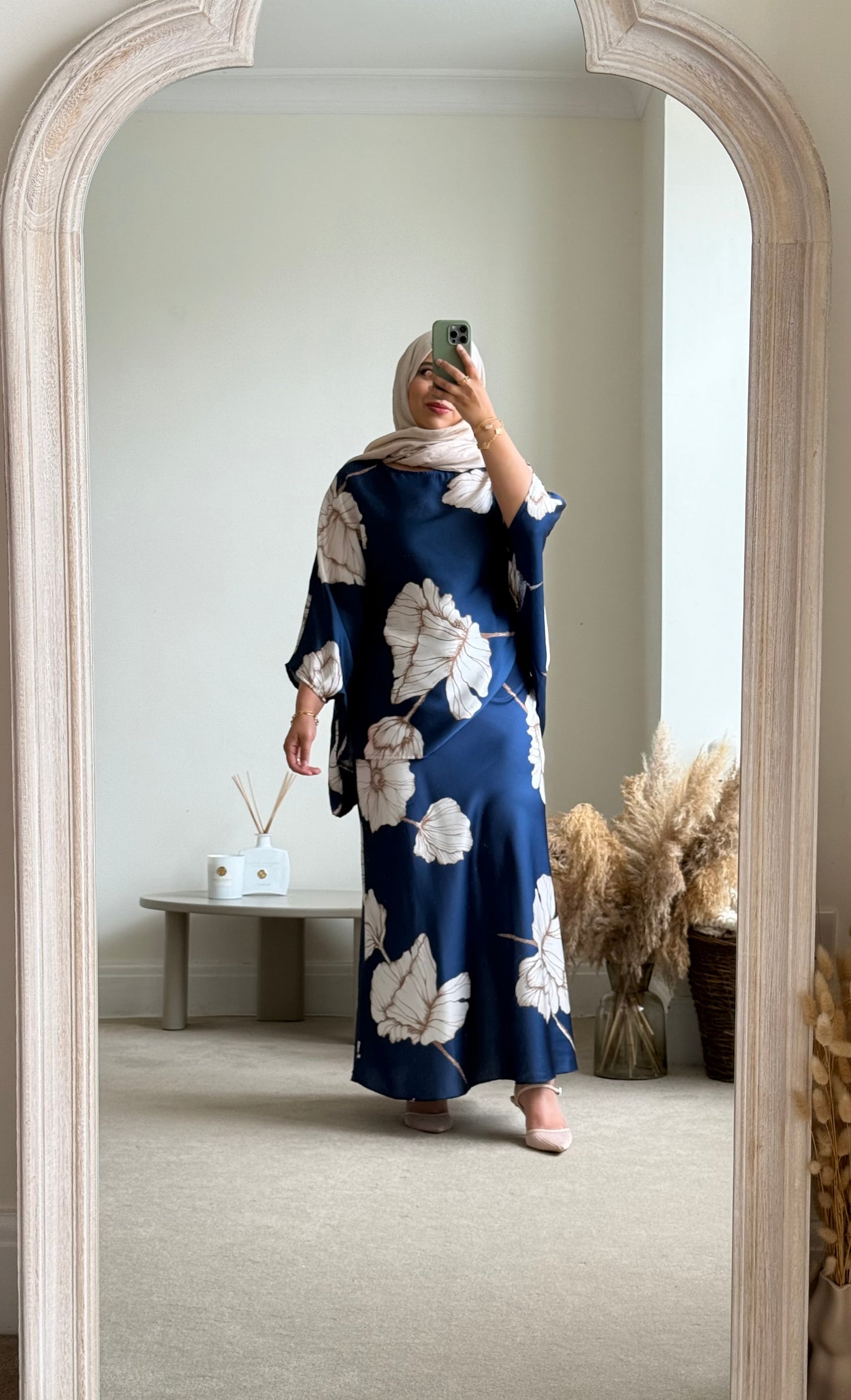 Nyla Skirt and Top Co ord set - Blue