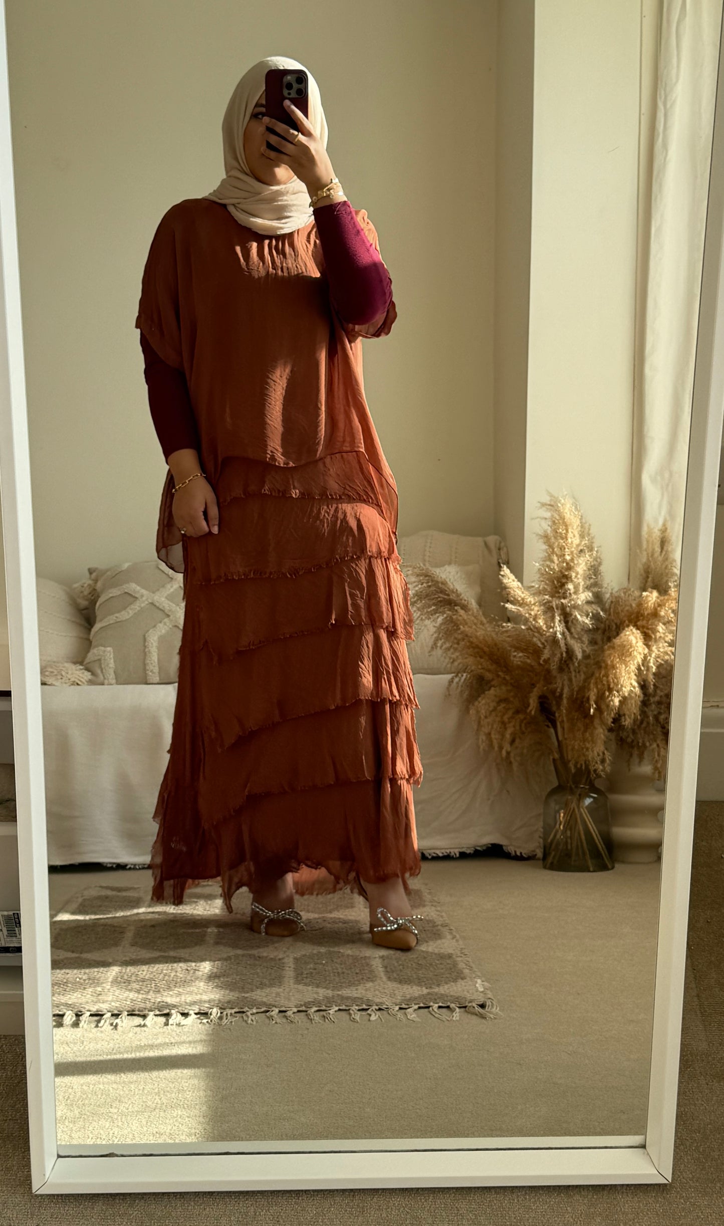 Ariana Dress - Bronze