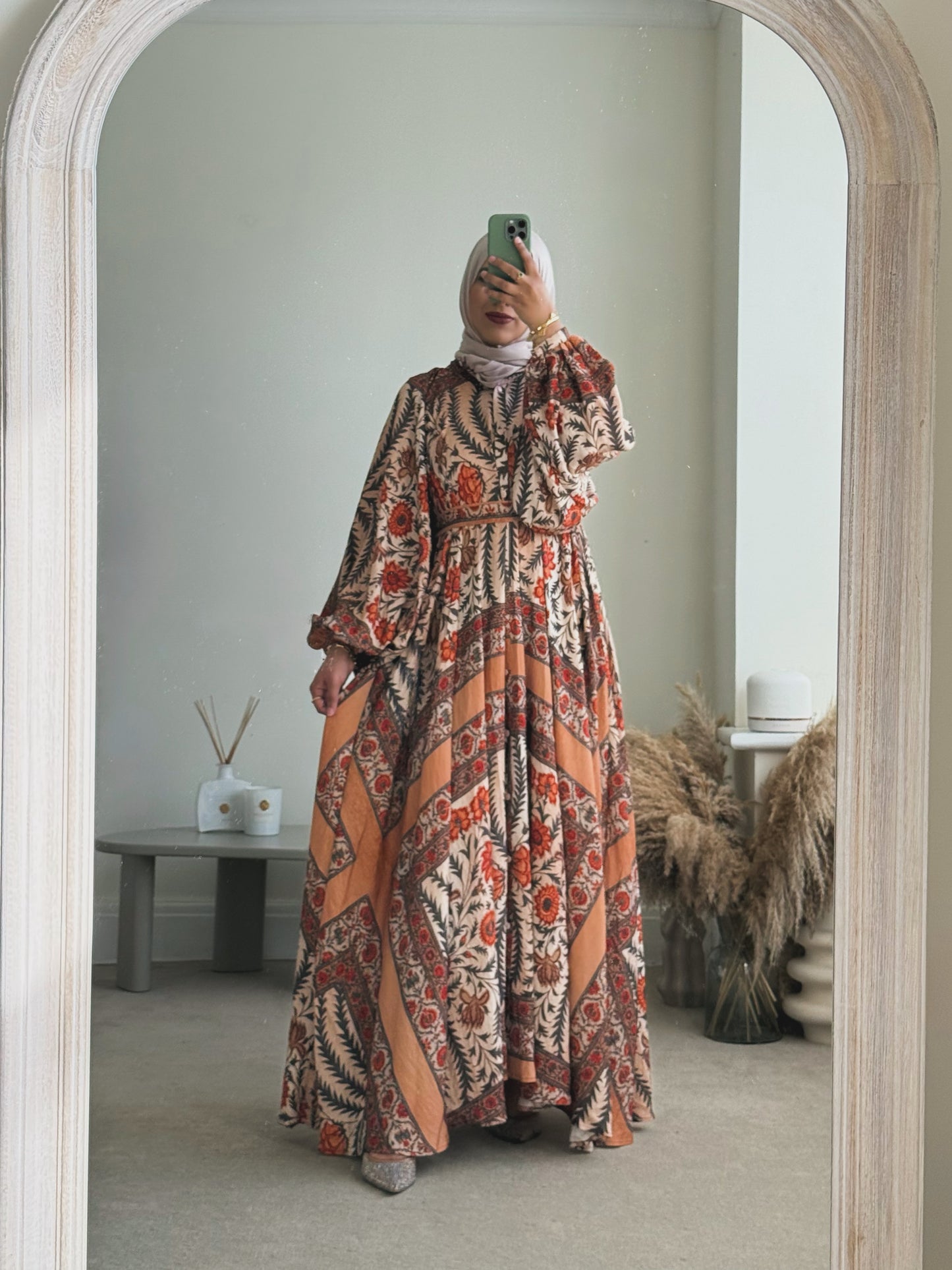 Zahra Maxi Dress - Brown