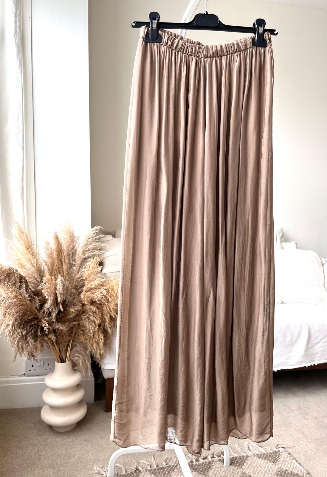 Ariana Shirt Co-ord - Taupe
