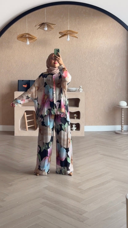 Summer Dream Ariana Co-ord Black