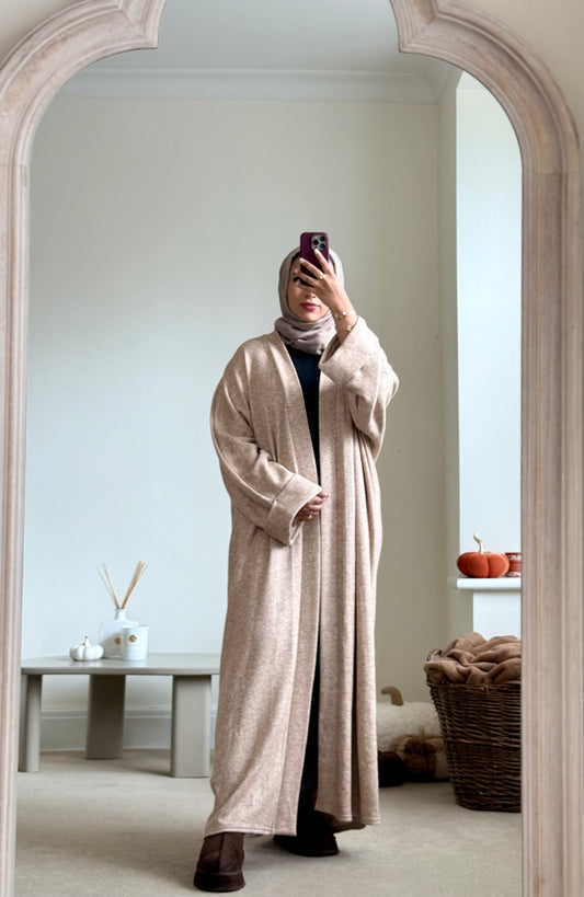 Jasmine - Soft Jersey kimono - Oatmeal