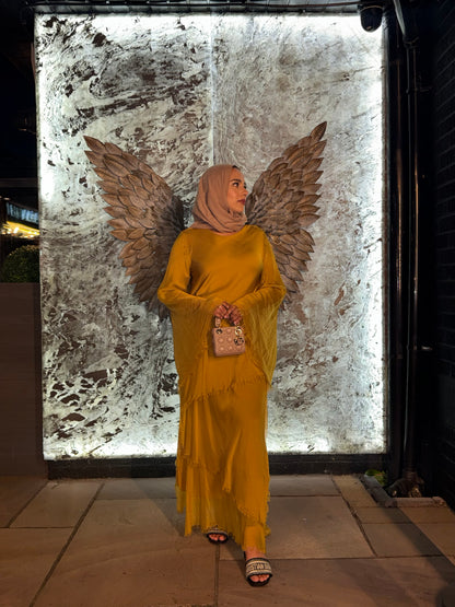 Raiya Dress - Mustard