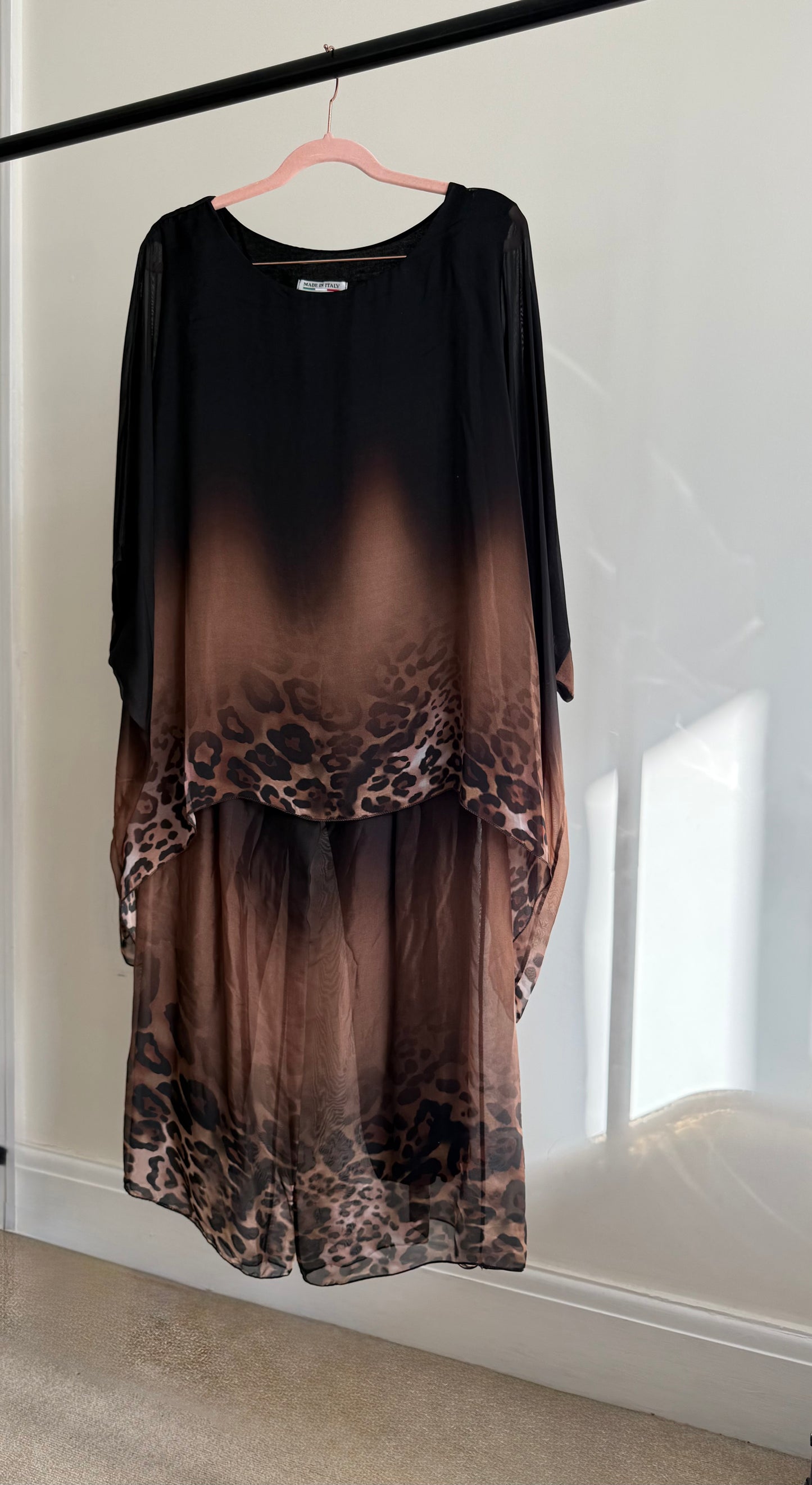 Leopard Co-ord set - Black & Brown