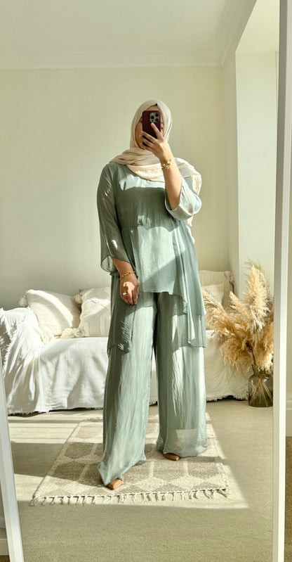 Ari Co-ord Set - Sage