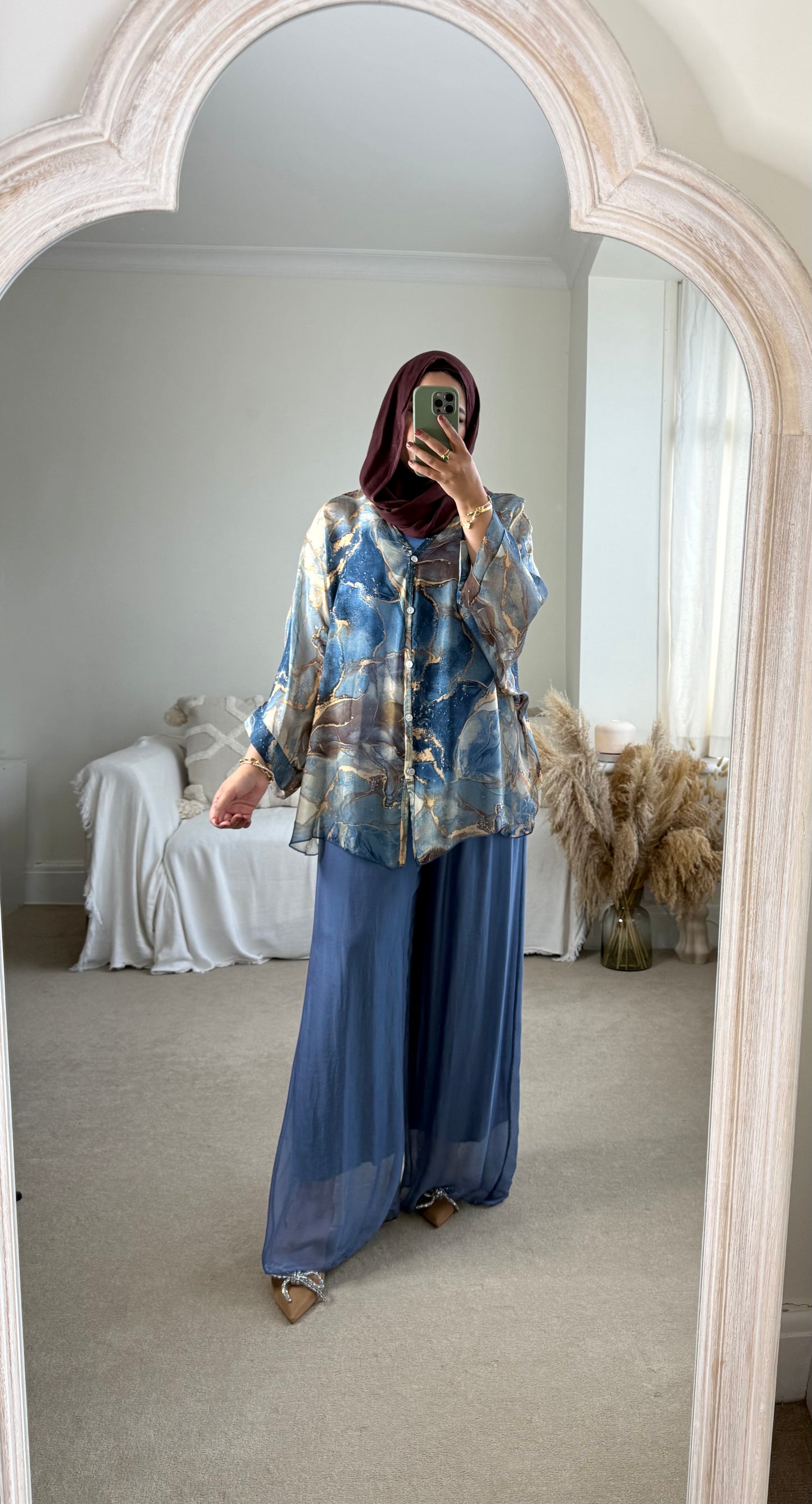 Ariana Co-ord set - Blue Marble