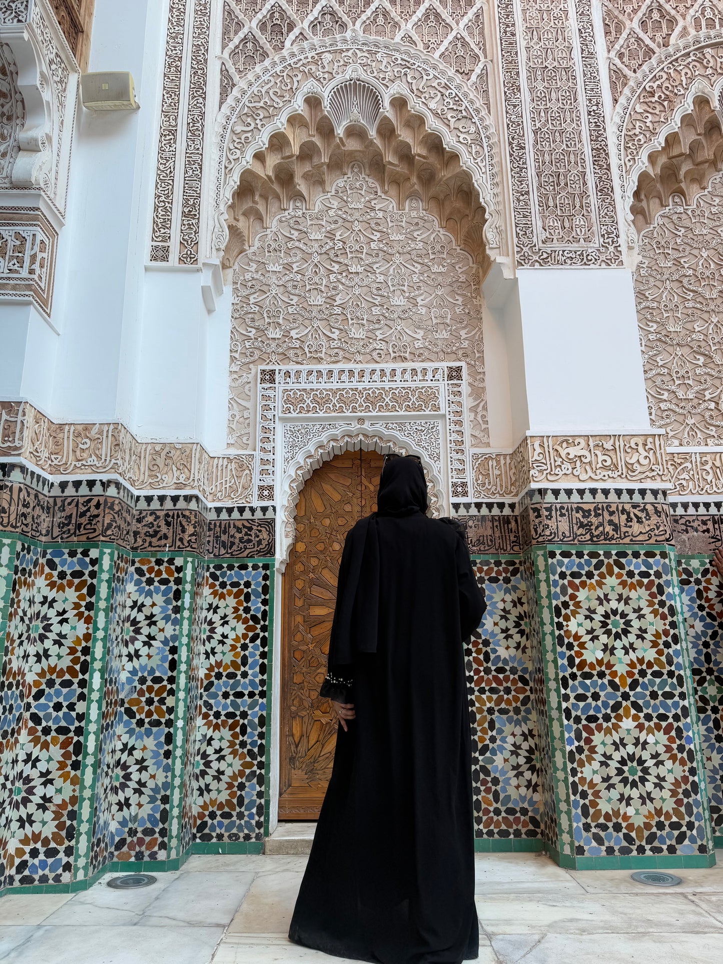 Pearls & Ruffles Abaya