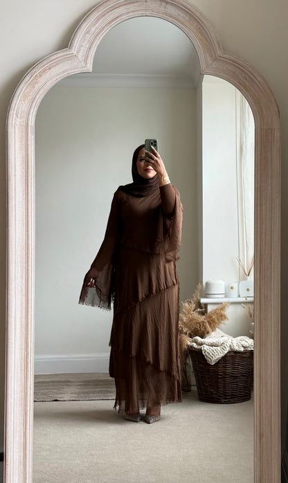 Raiya Dress - Brown