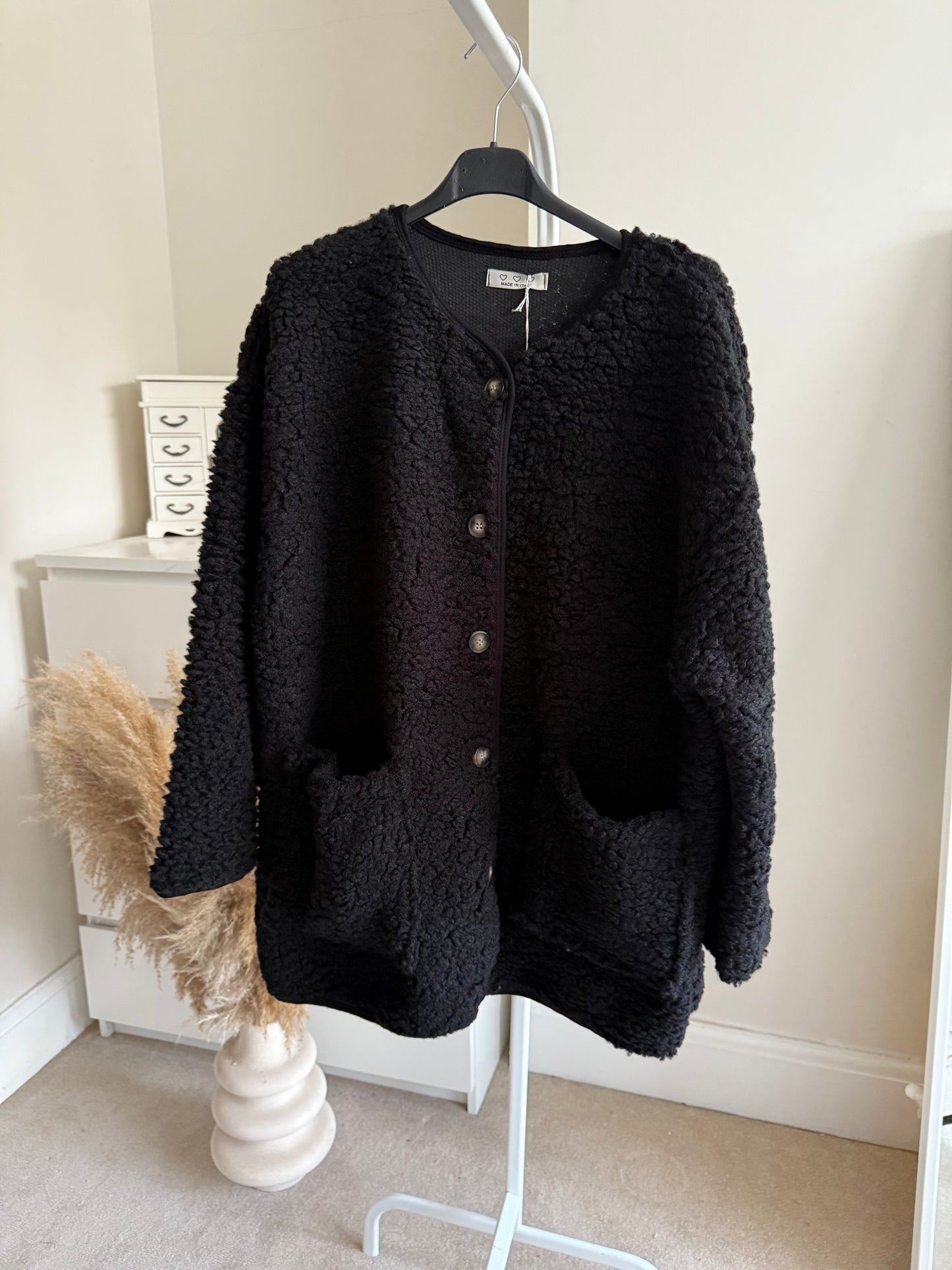 Teddy Jacket - Black