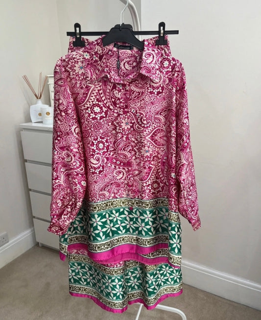 Mariah co-ord set - Pink