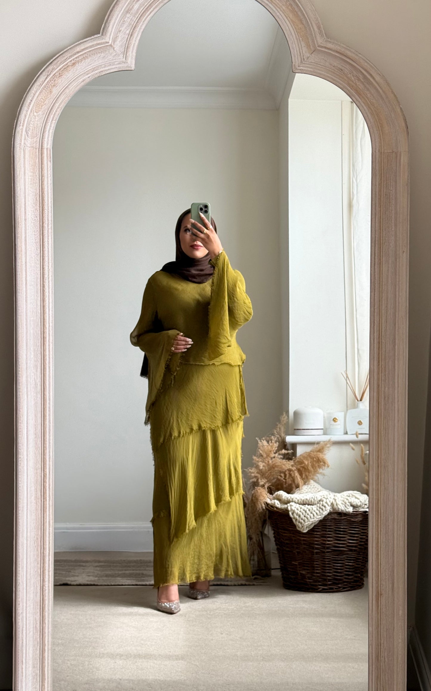 Raiya Dress - Olive