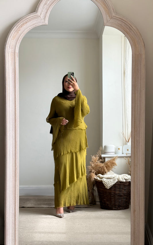 Raiya Dress - Olive