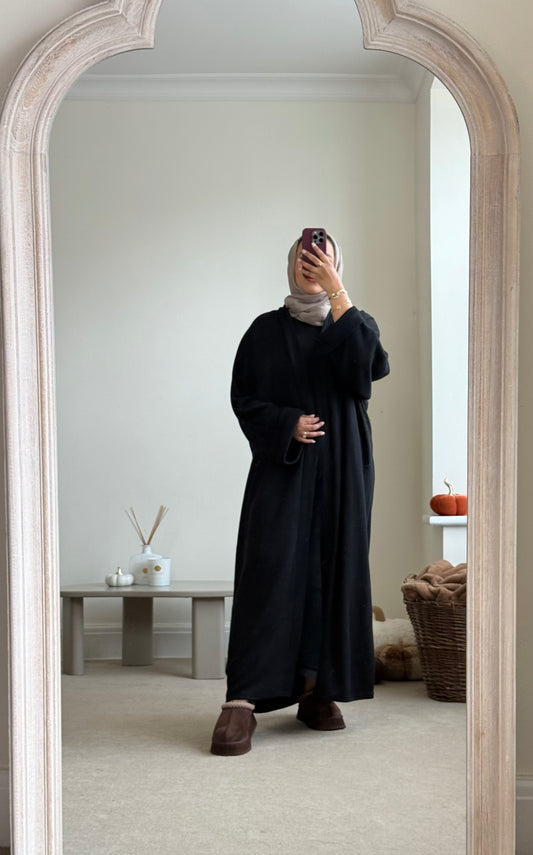 Jasmine - Soft Jersey kimono - Black