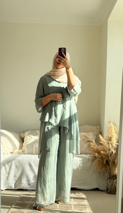 Ari Co-ord Set - Sage