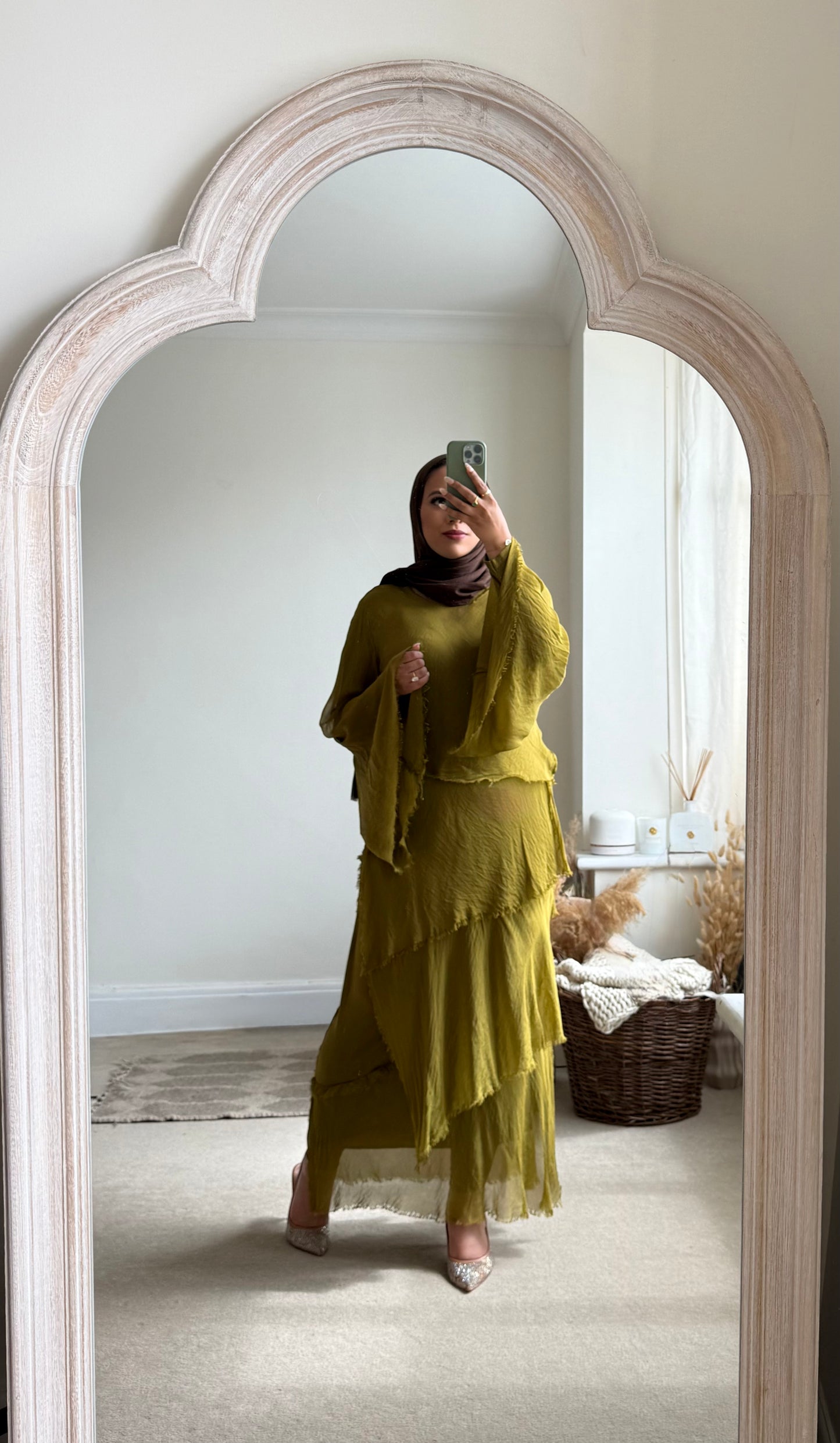 Raiya Dress - Olive
