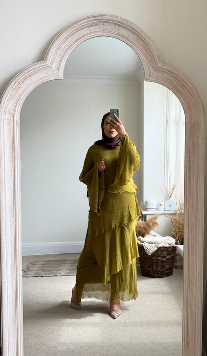 Raiya Dress - Olive