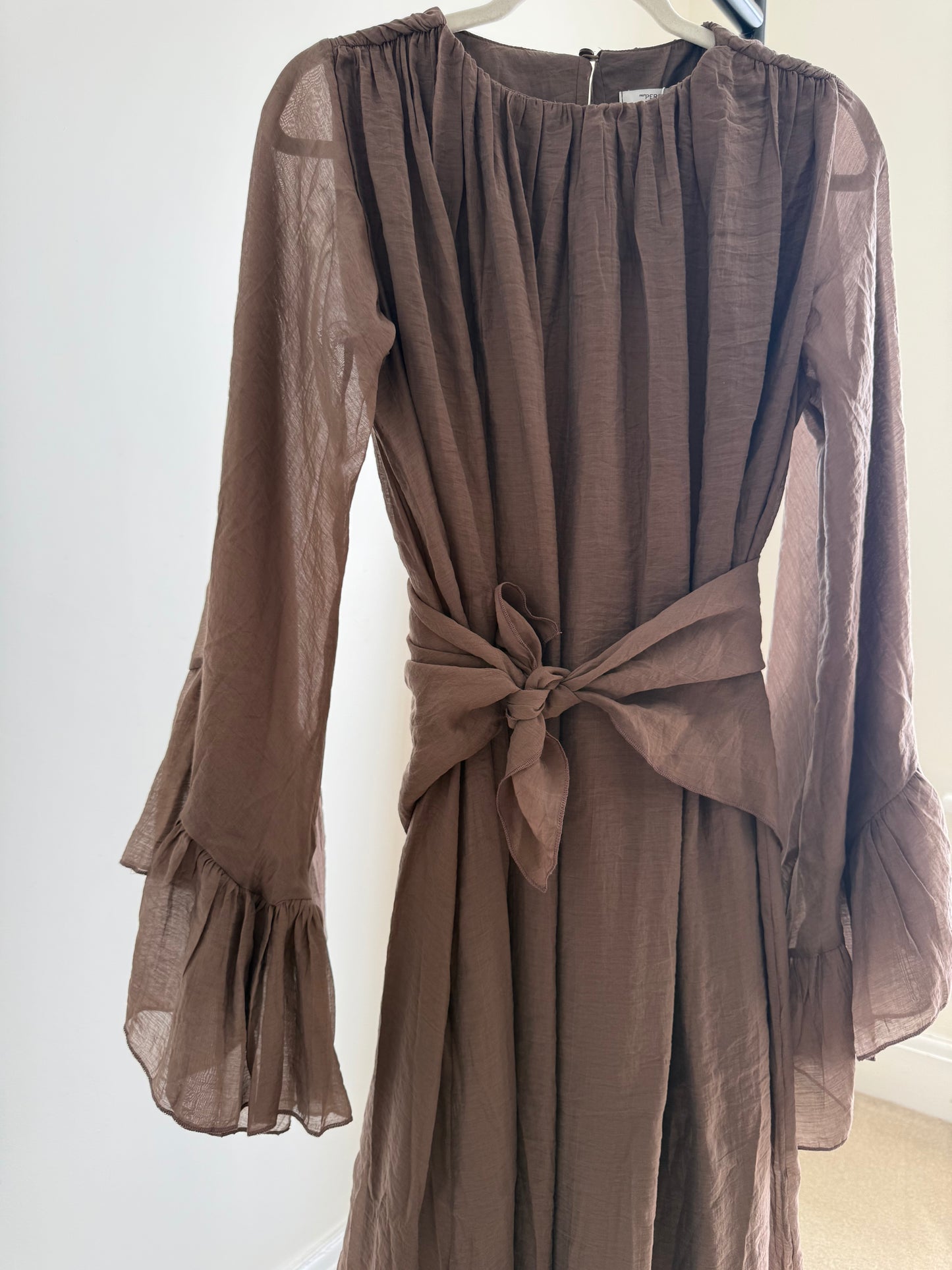 LIYA Brown Dress - petite girl friendly