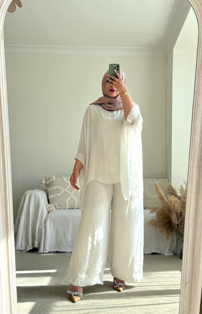 Ariana Co-ord - Cloud White