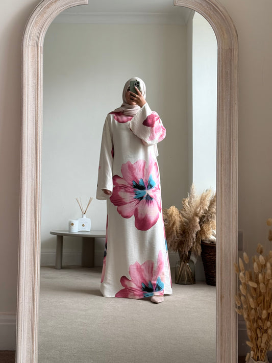 Floral print dress