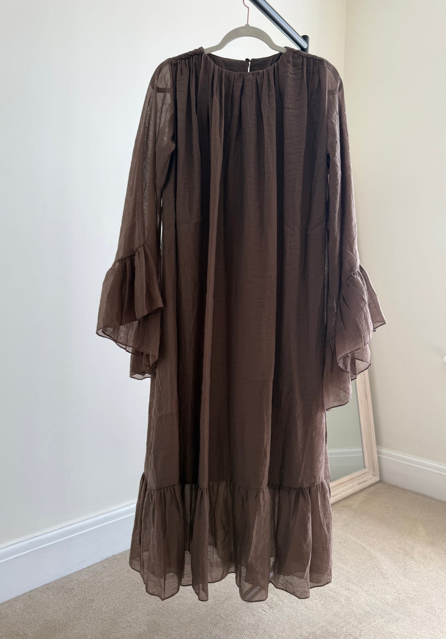 LIYA Brown Dress - petite girl friendly