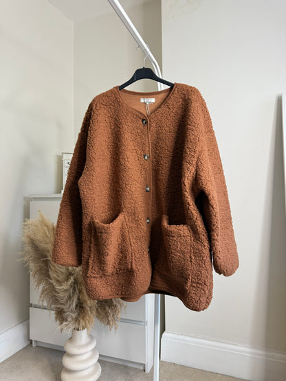 Teddy Jacket - Camel