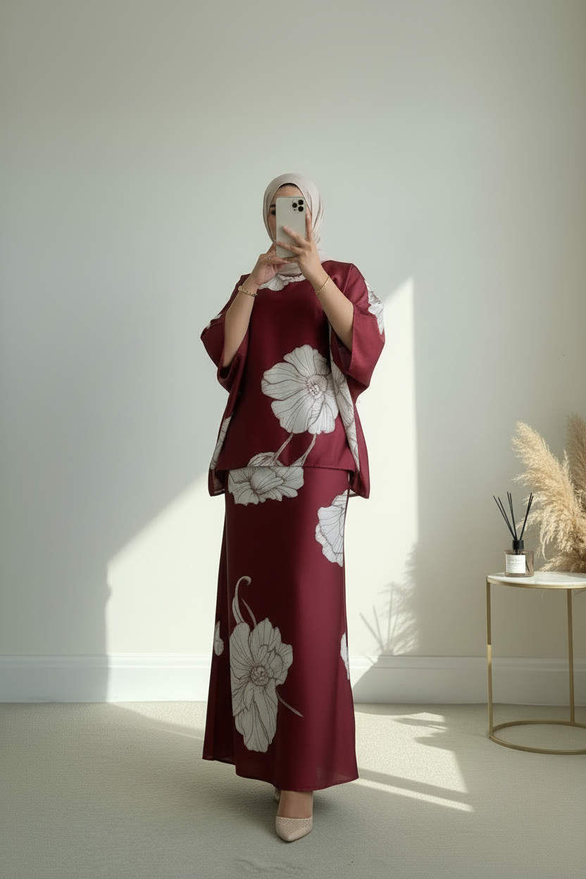 Nyla Co-ord Set - Phone Selfie Pose